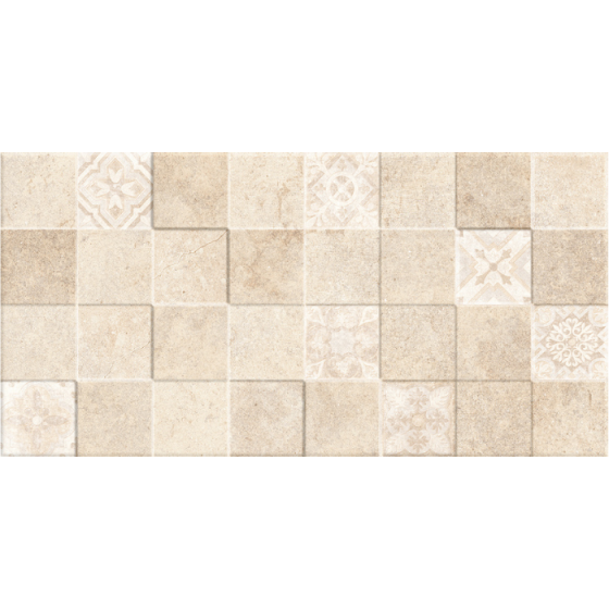 TEXEL CUBIK BEIGE 30x60 ανάγλυφο μπεζ πλακάκι τοίχου stone look